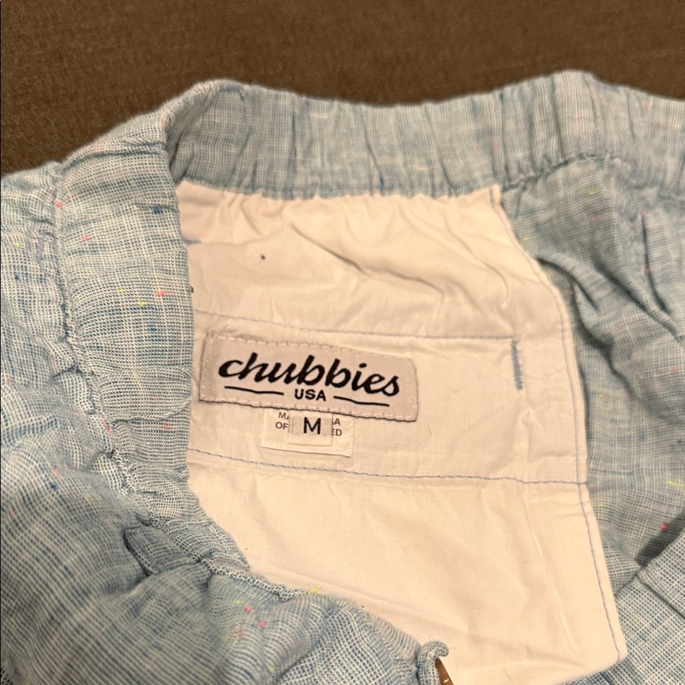Chubbies Sky Blue Casual Shorts - Picture 2 of 3